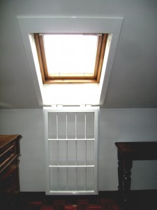 Cencello blindato per abbaini aperto