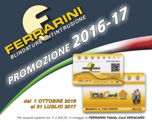 Anteprima locandina Ferrarini VeraCard